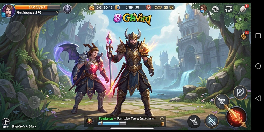 Tampilan menakjubkan dari gameplay RPG di 8SVIP.