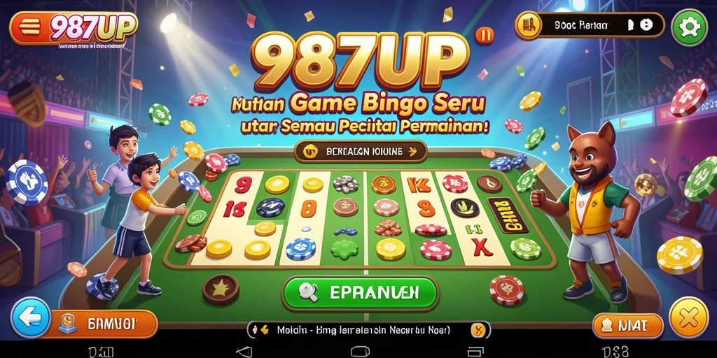 Tampilan gameplay Bingo yang seru dan menantang di 987UP.
