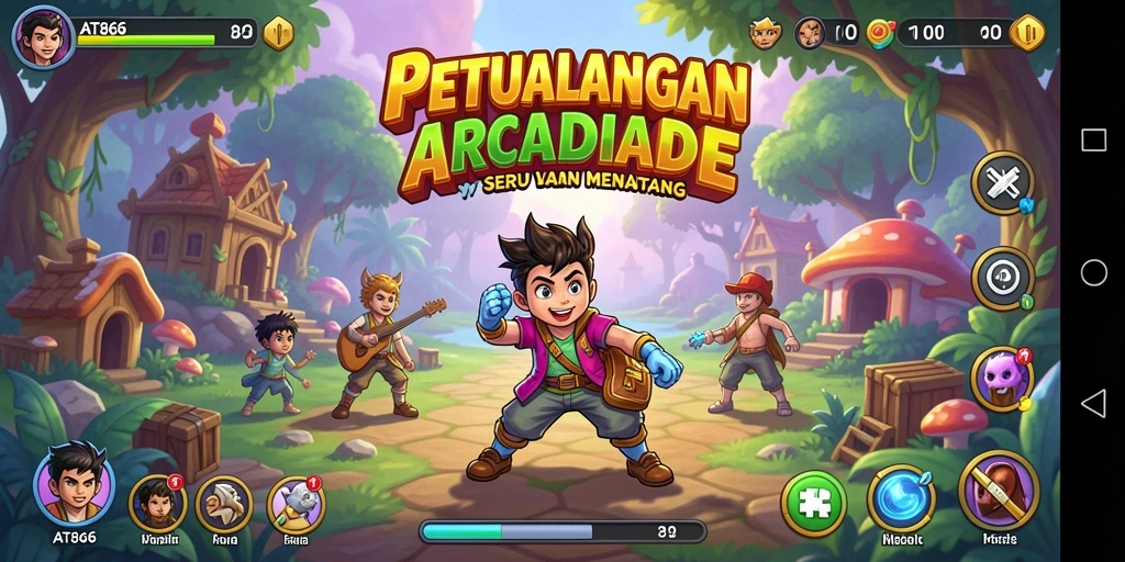 Gameplay seru dan menantang dari AT866 dalam aksi.