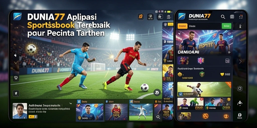 Tampilan menarik dengan antarmuka taruhan olahraga yang intuitif.