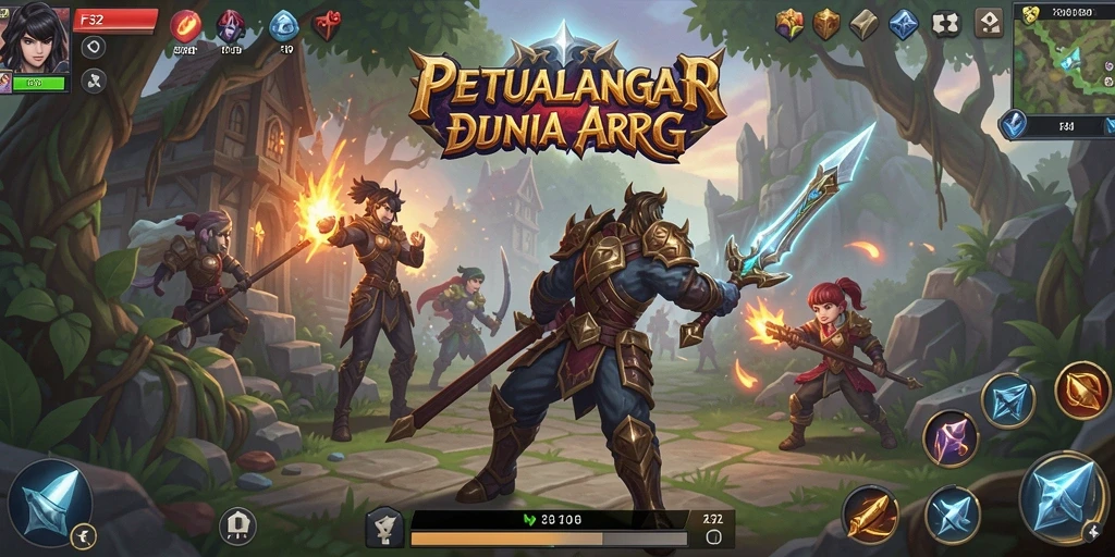 Tampilan gameplay F32 yang mendebarkan dan penuh aksi.