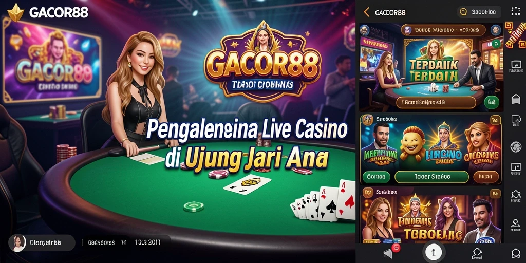 Gameplay Live Casino yang menarik dan interaktif di GACOR88.