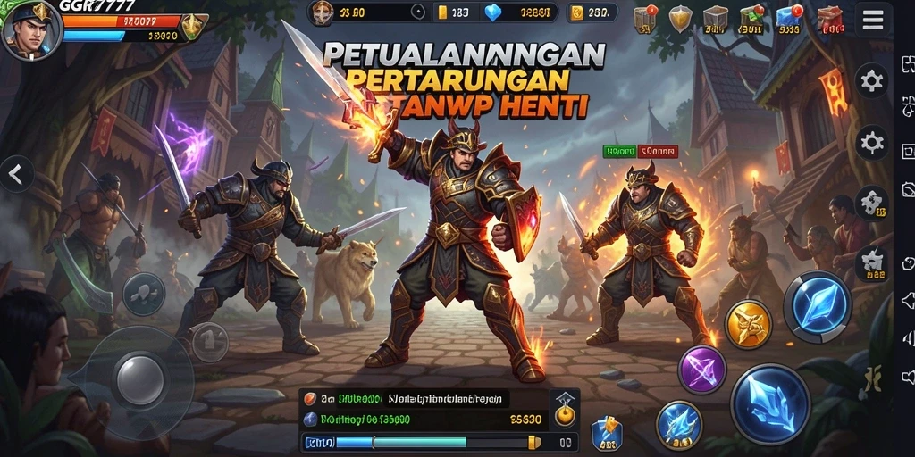 Tampilan gameplay GGR7777 yang menegangkan dan penuh aksi.