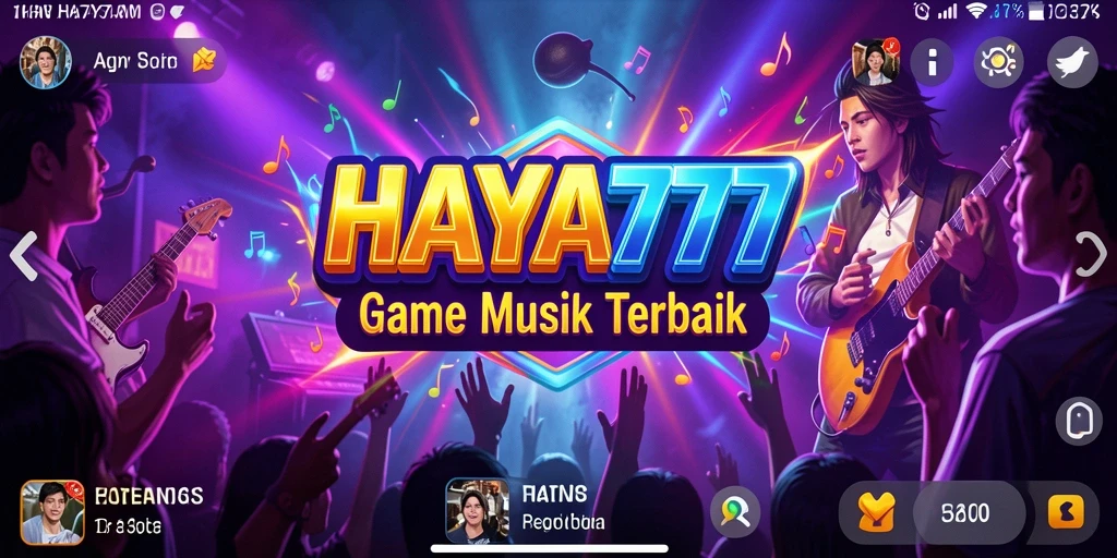 Tampilan gameplay HAYA777 yang memukau saat bermain musik.