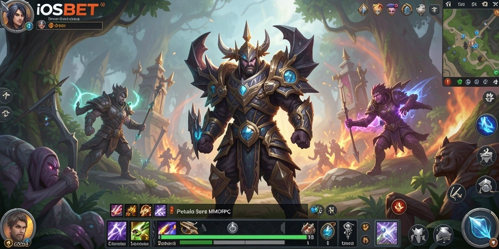 Tampilan gameplay fantastis dalam dunia MMORPG yang menakjubkan.