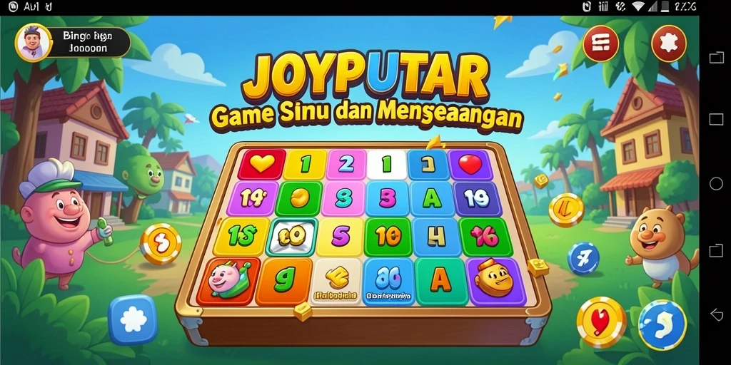 Tangkapan layar gameplay JOYPUTAR menampilkan suasana seru permainan Bingo.