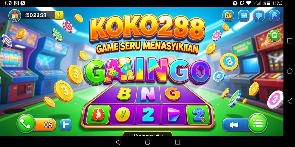 Tampilan gameplay seru dalam KOKO288 dengan berbagai variasi Bingo.