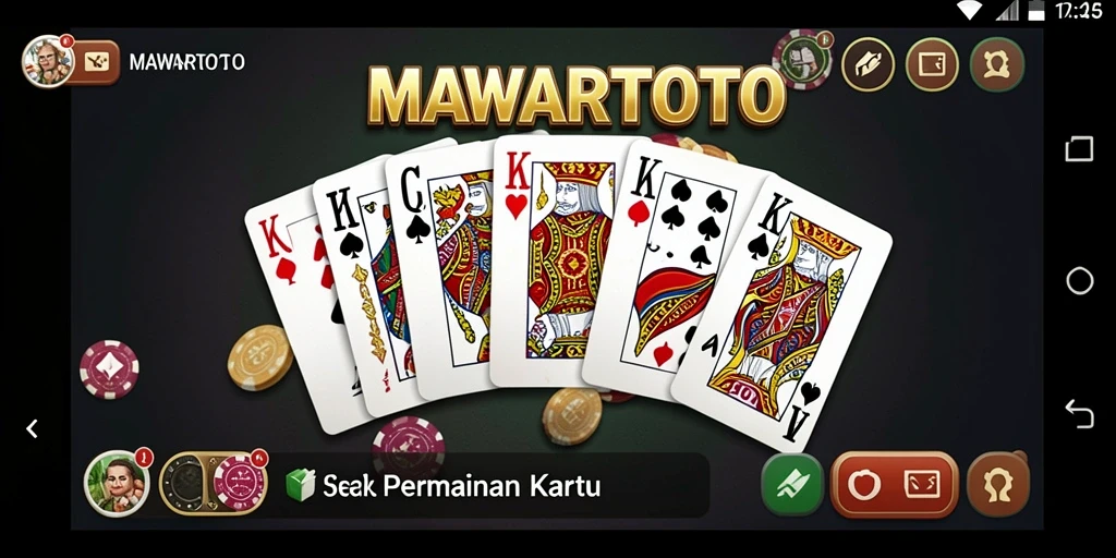 Tampilan gameplay seru dari game Domino MAWARTOTO.