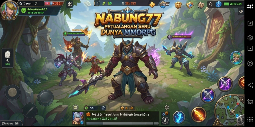 Tampilan seru dari gameplay <strong>NABUNG77</strong> dalam dunia MMORPG.