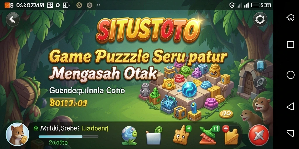 Tampilan gameplay SITUSTOTO dengan berbagai tantangan puzzle menarik.