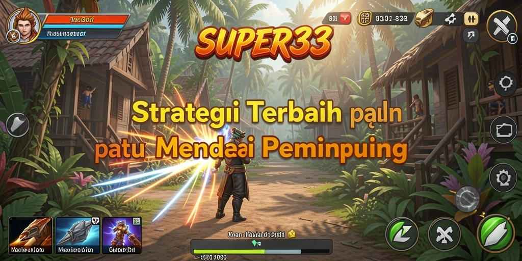 Gameplay SUPER33 yang menegangkan dan strategis.